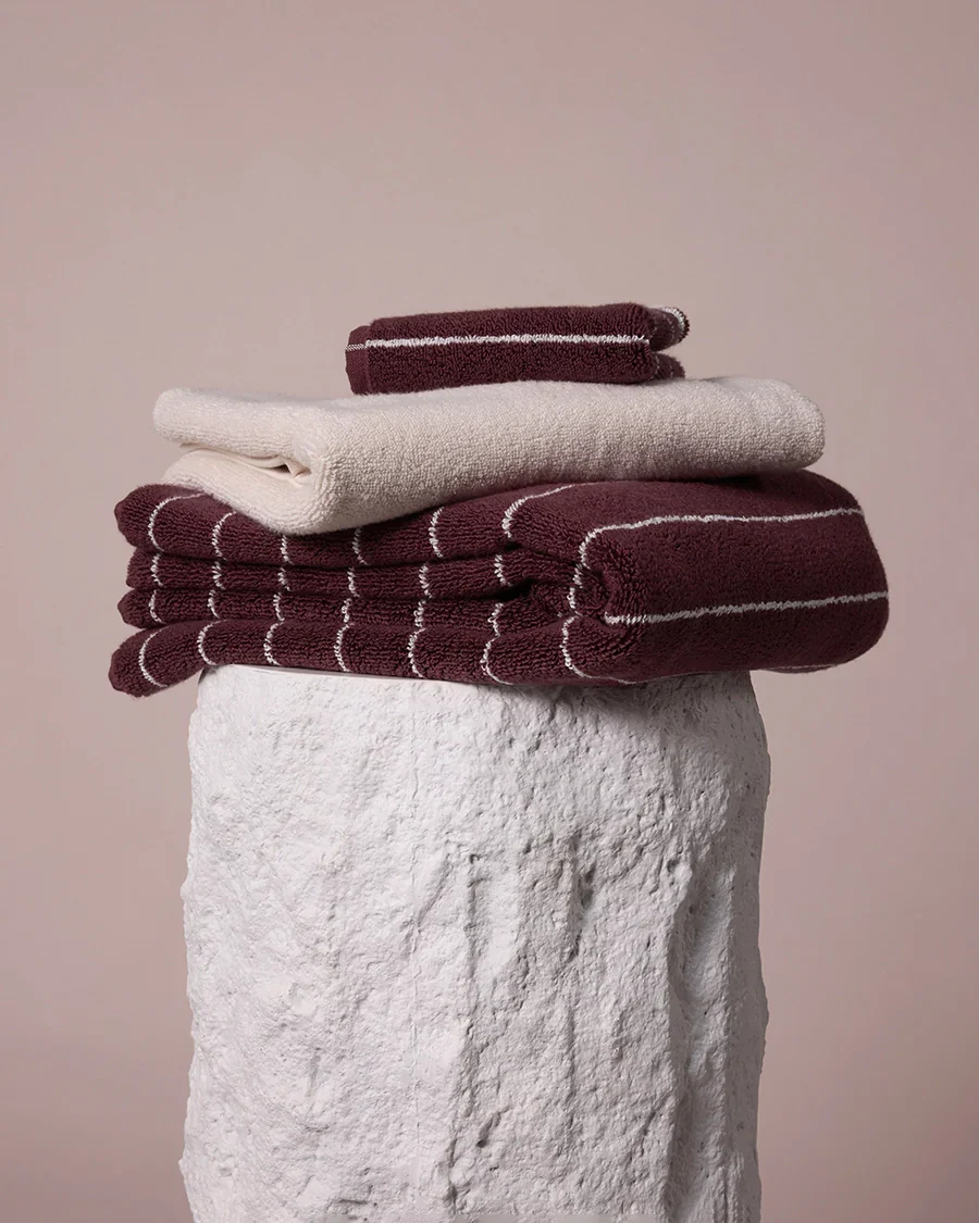 2 Pack Bath Sheet - Merlot - Image 2