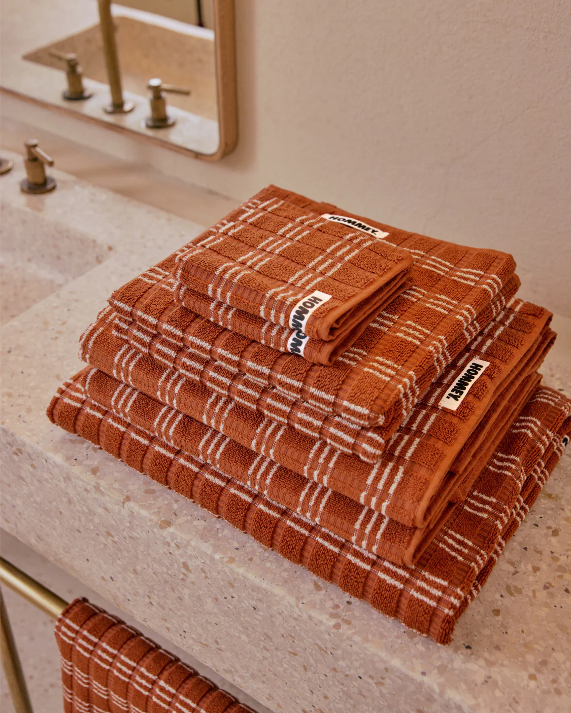 2 Pack Bath Sheet - Terracotta - Image 3