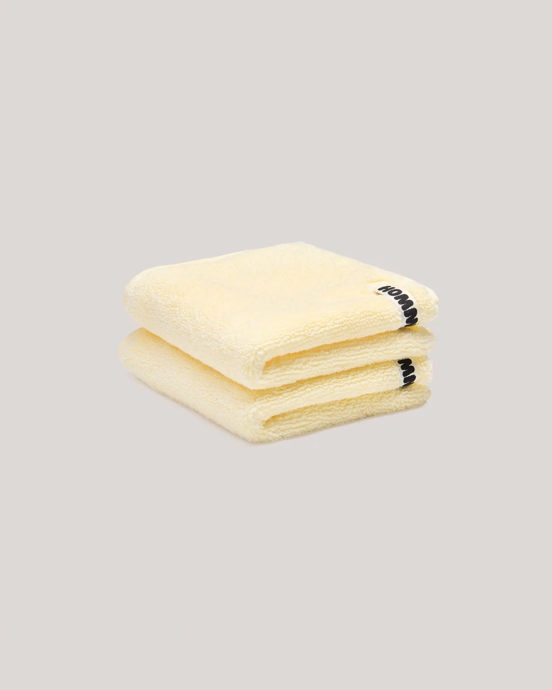 2 Pack Face Washer - Custard