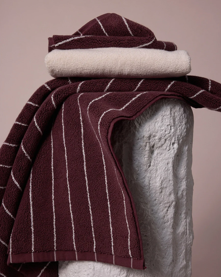Bath Sheet - Merlot - Image 4