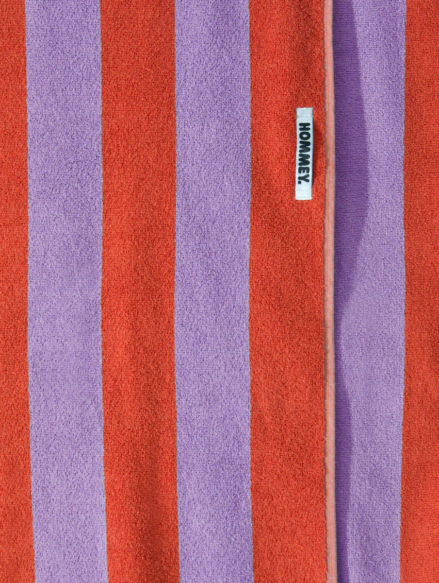 Beach Towel - Grapefruit Stripes - Image 3