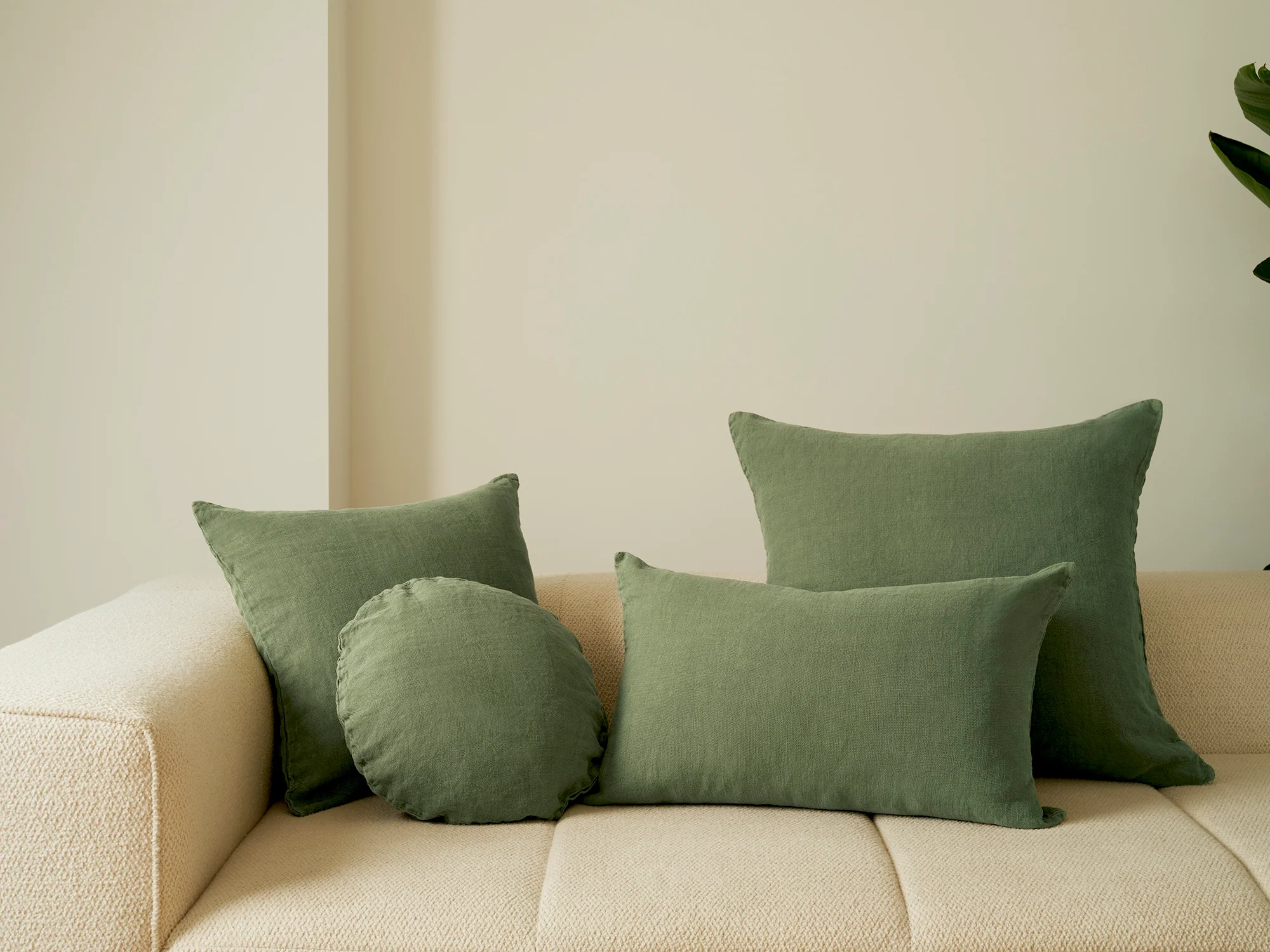 Essential Linen - Moss Cushion - Image 3