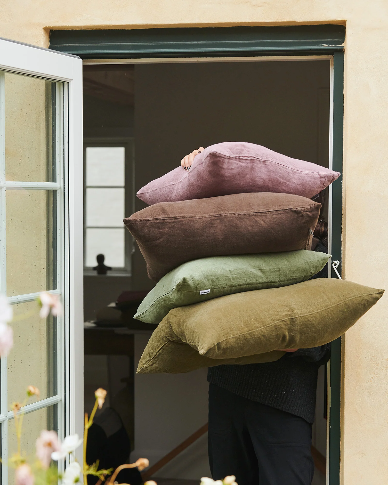 Essential Linen - Moss Cushion - Image 5