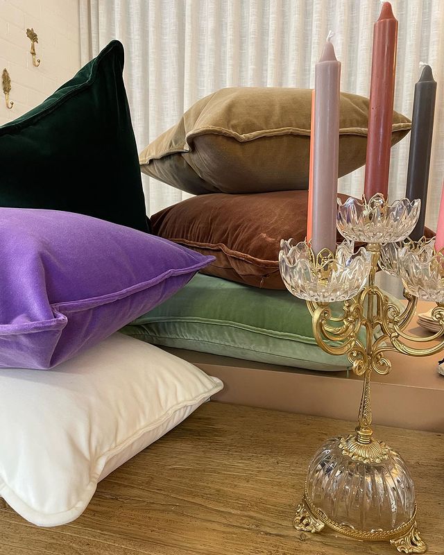 Essential Velvet - Grape Cushion - Image 2