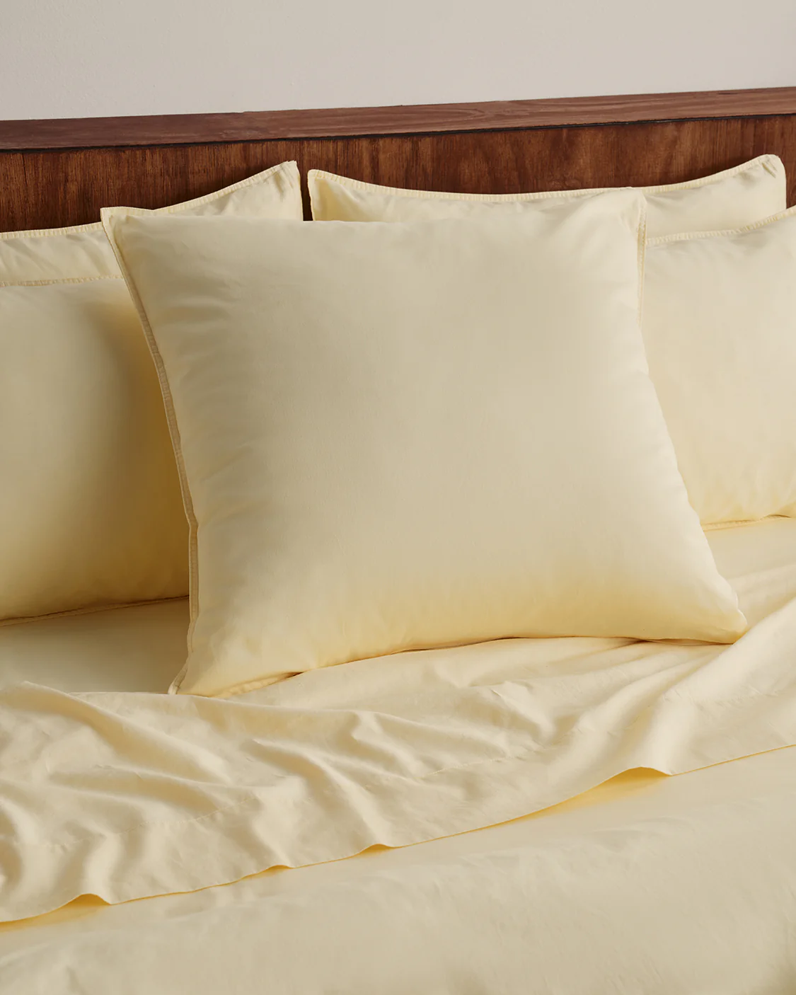 European Pillowcase - Custard - Image 2