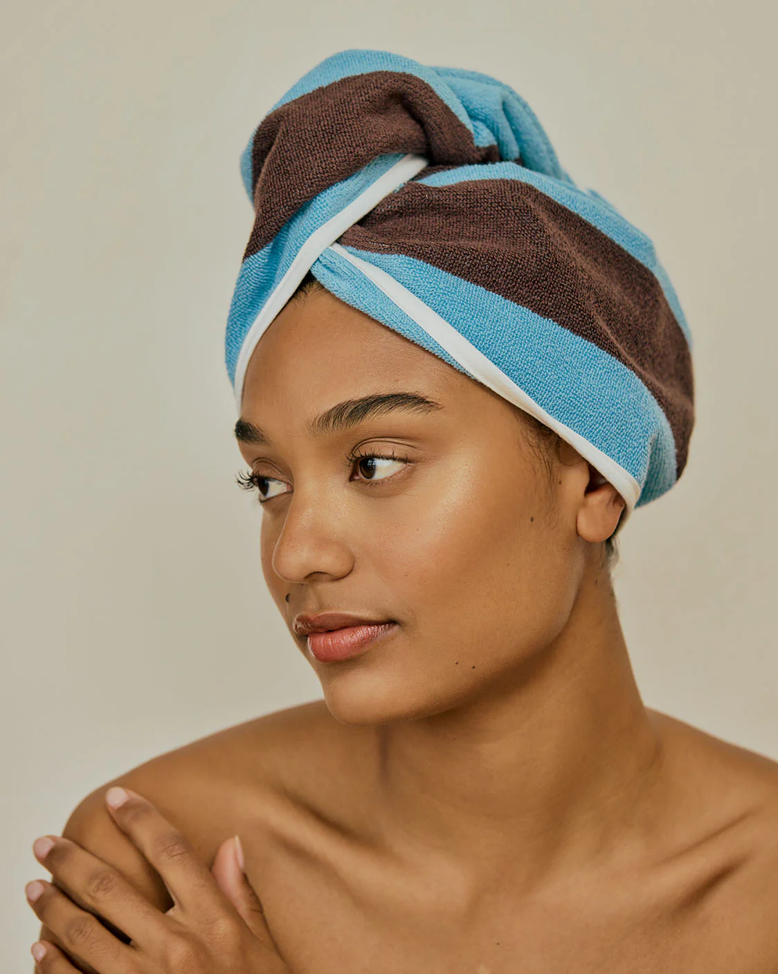 Hair Wrap - Iced Chocolate - Image 4