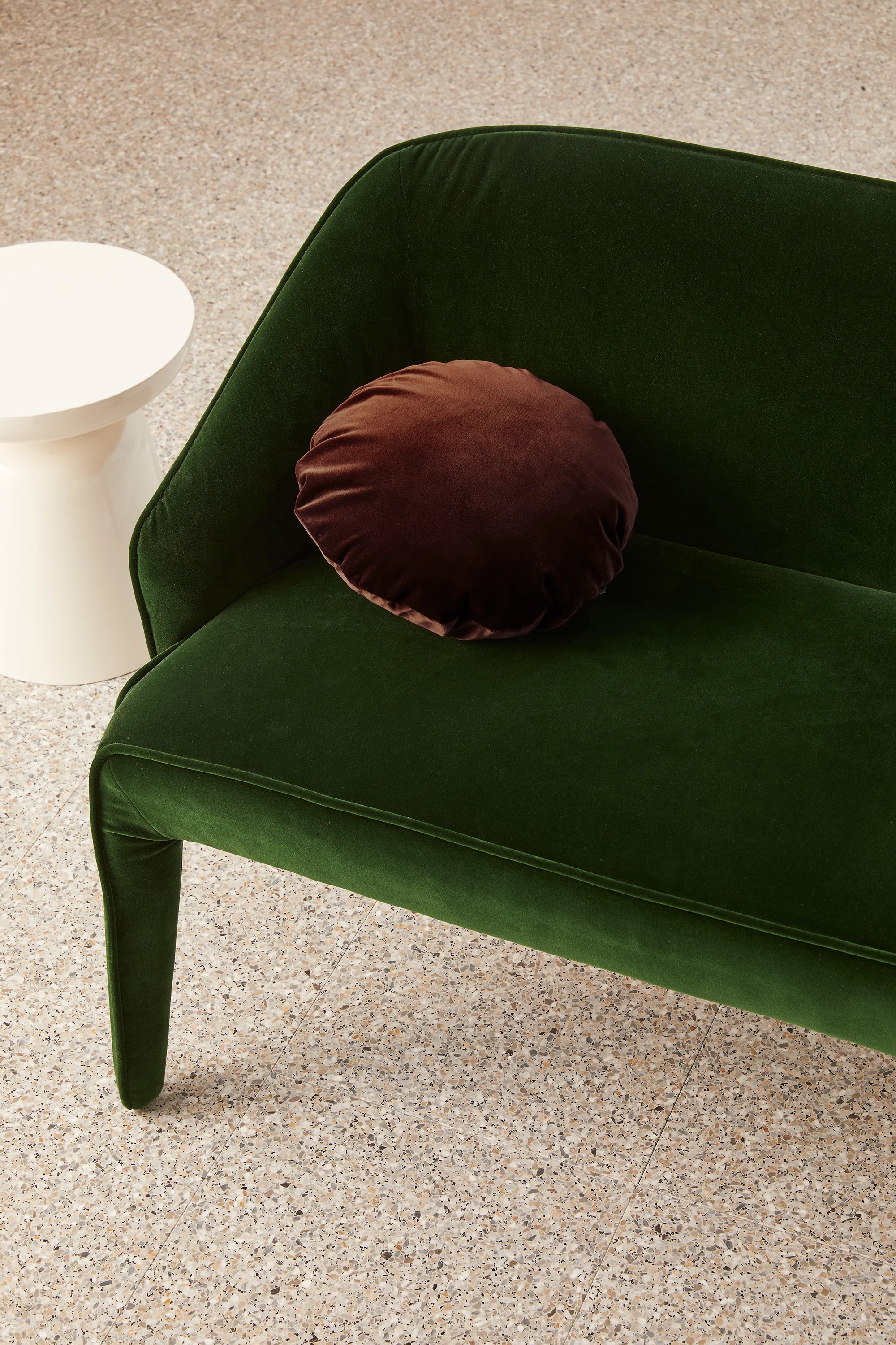 Junior Velvet - Chocolate Cushion - Image 2
