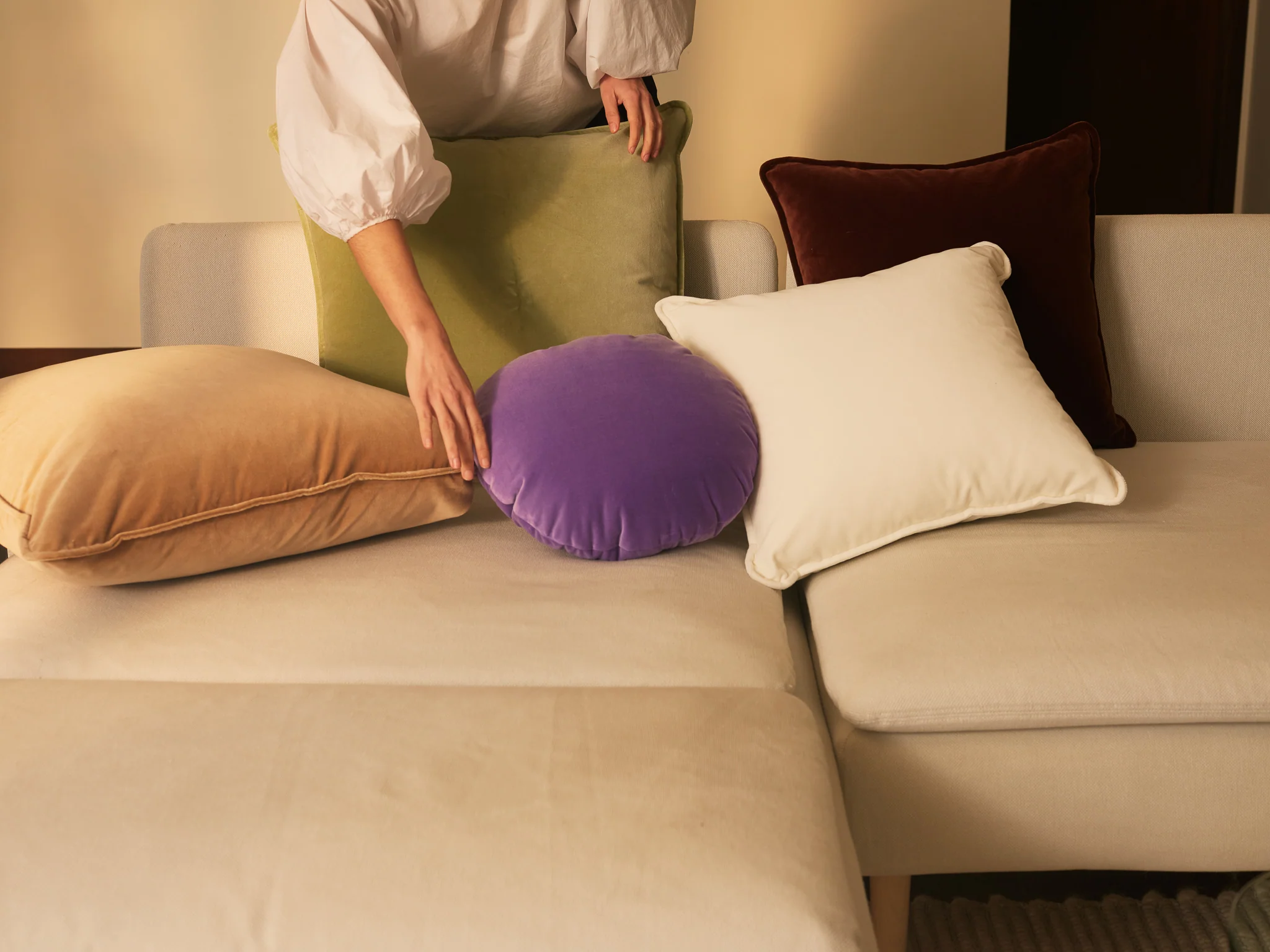 Junior Velvet - Grape Cushion - Image 2