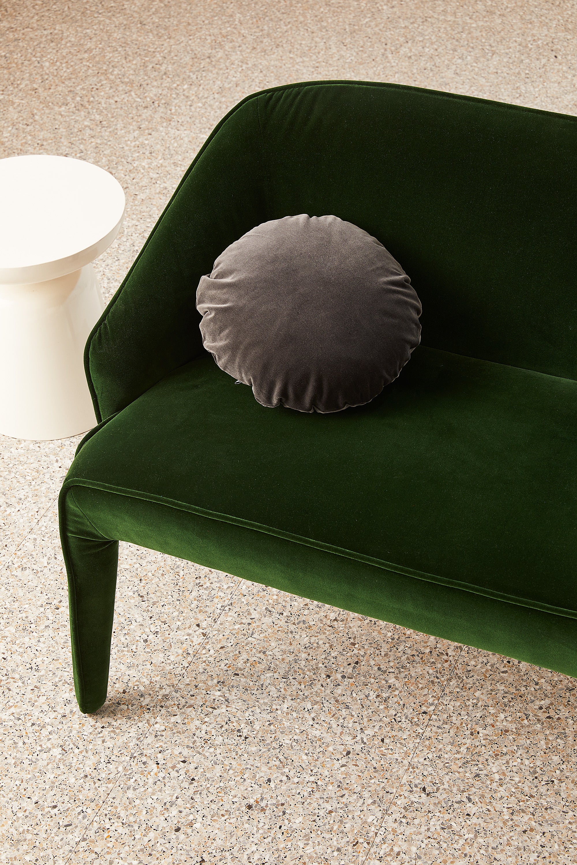 Junior Velvet - Graphite Cushion - Image 2