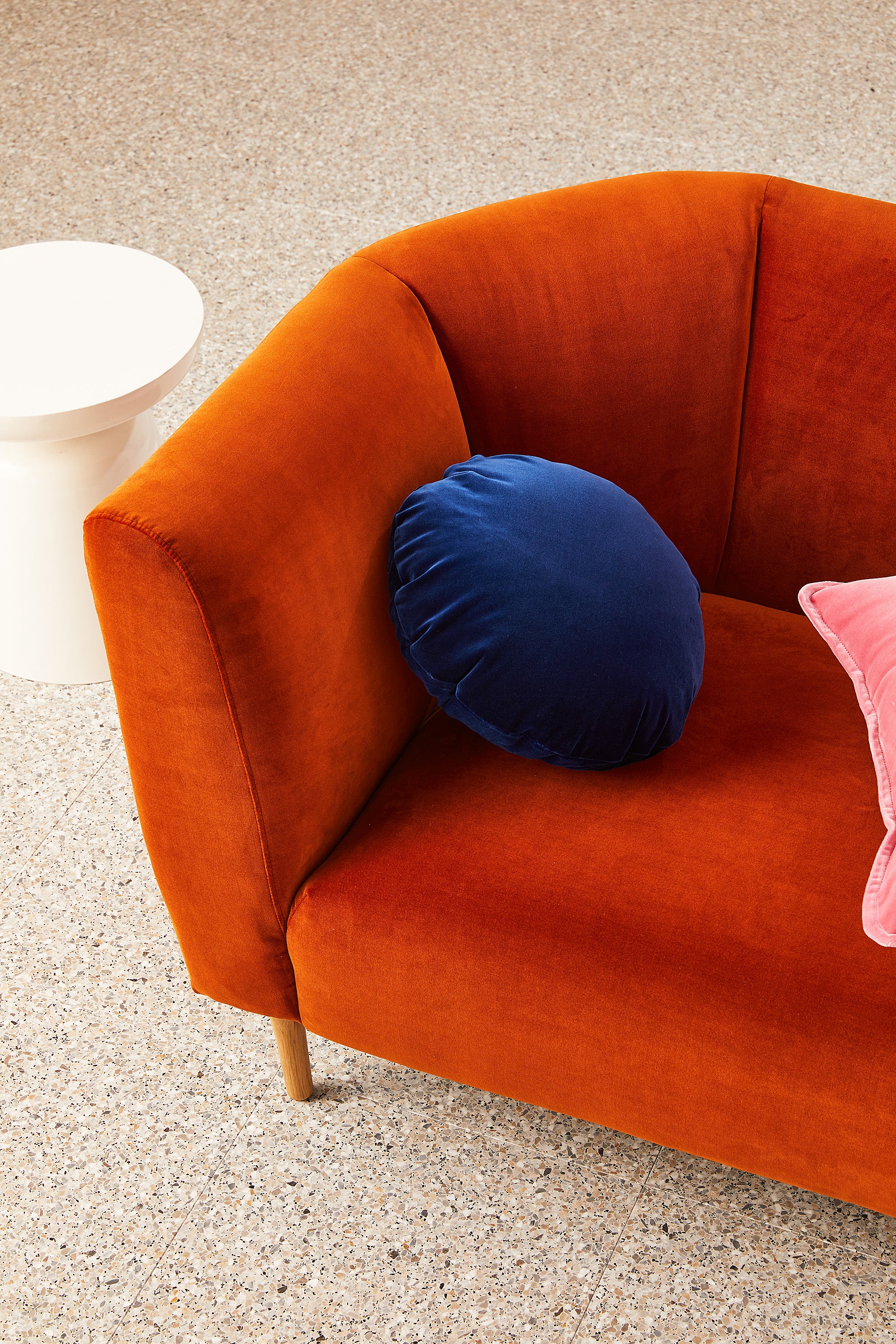 Junior Velvet - Midnight Blue Cushion - Image 2