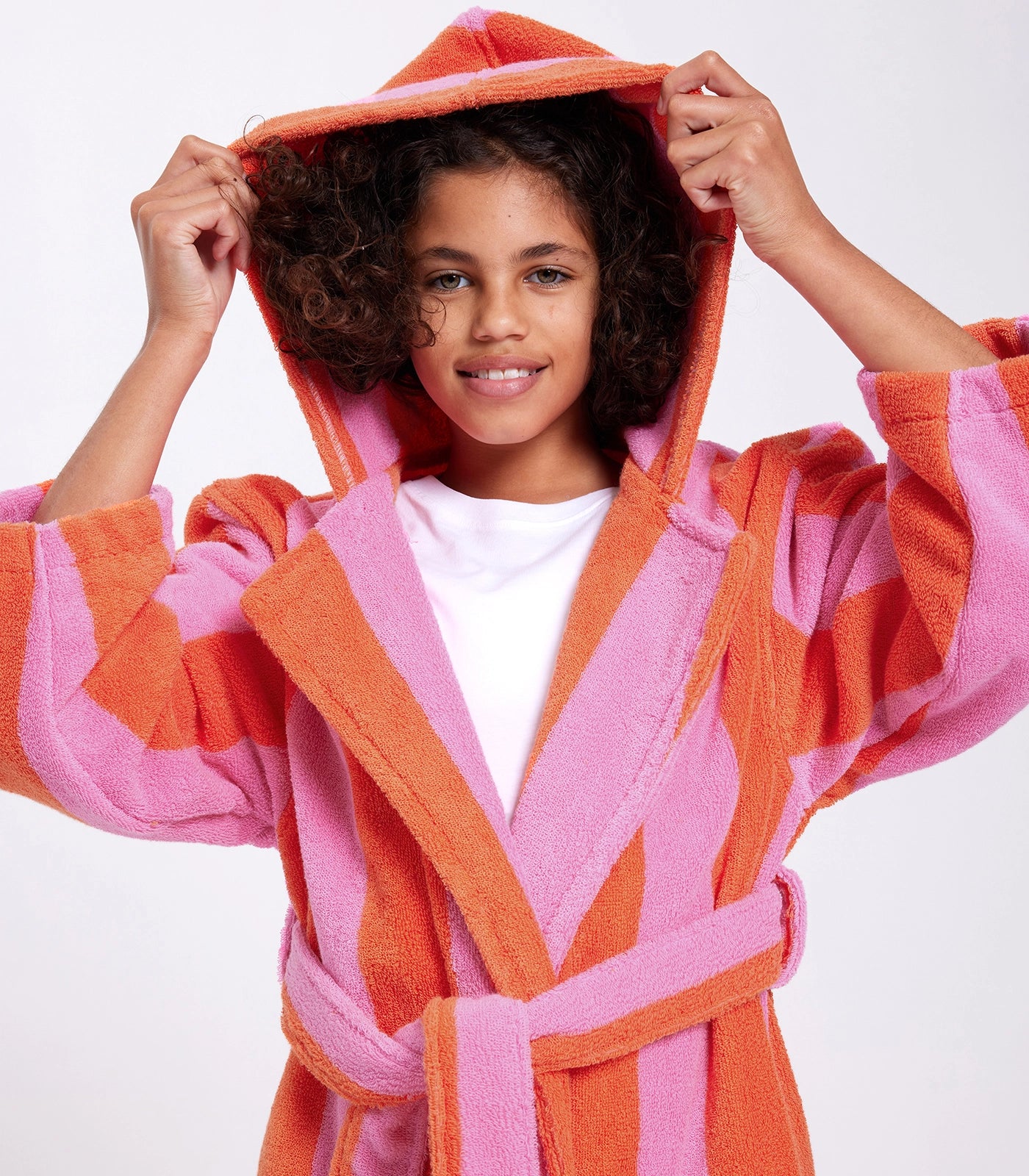 Kids Robe - Sherbet Stripes - Image 4