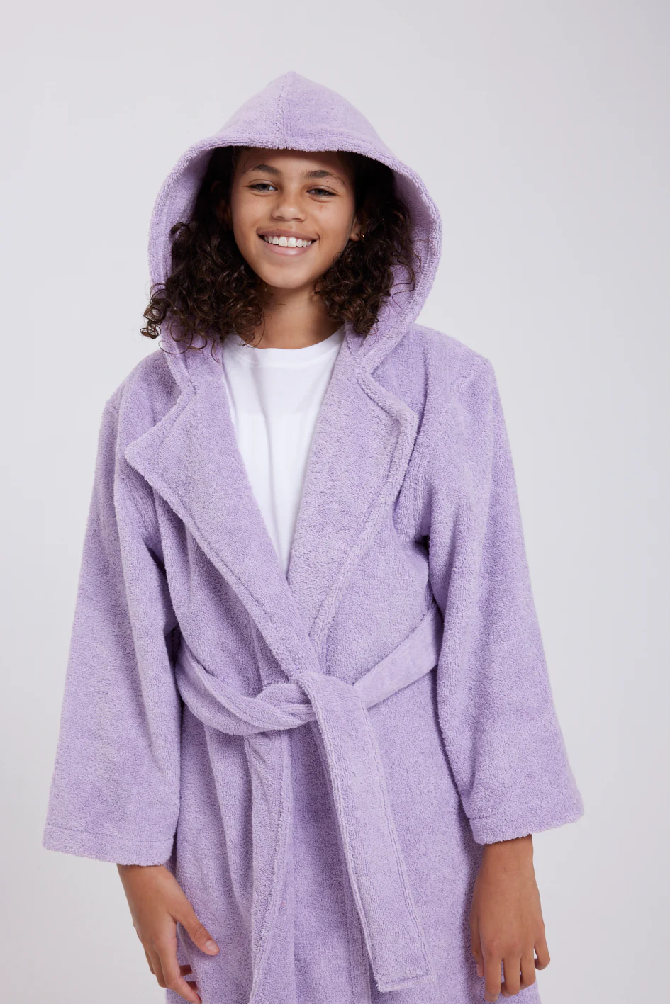 Kids Robe - Lavender - Image 5
