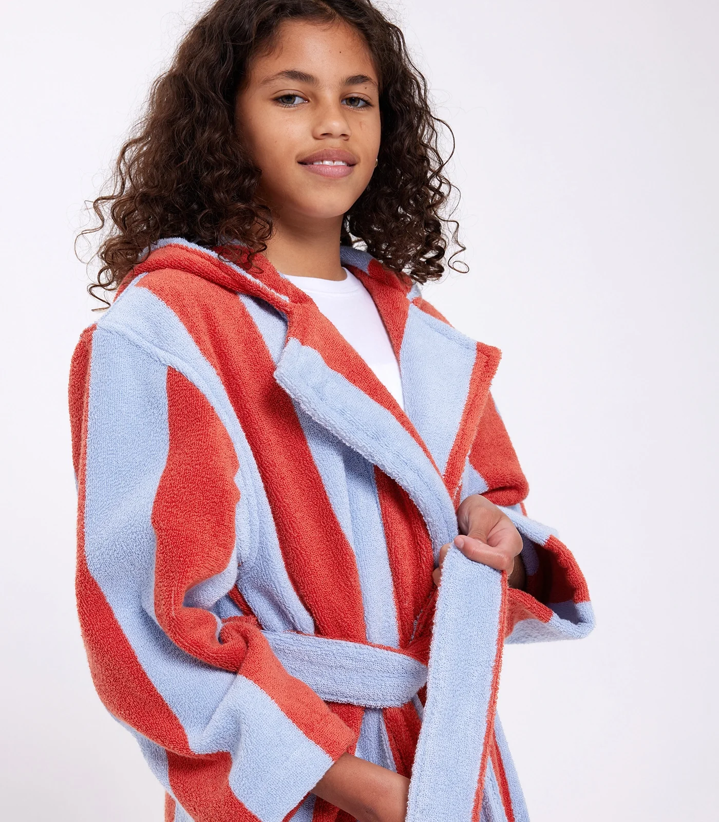 Kids Robe - Picnic Stripes - Image 4