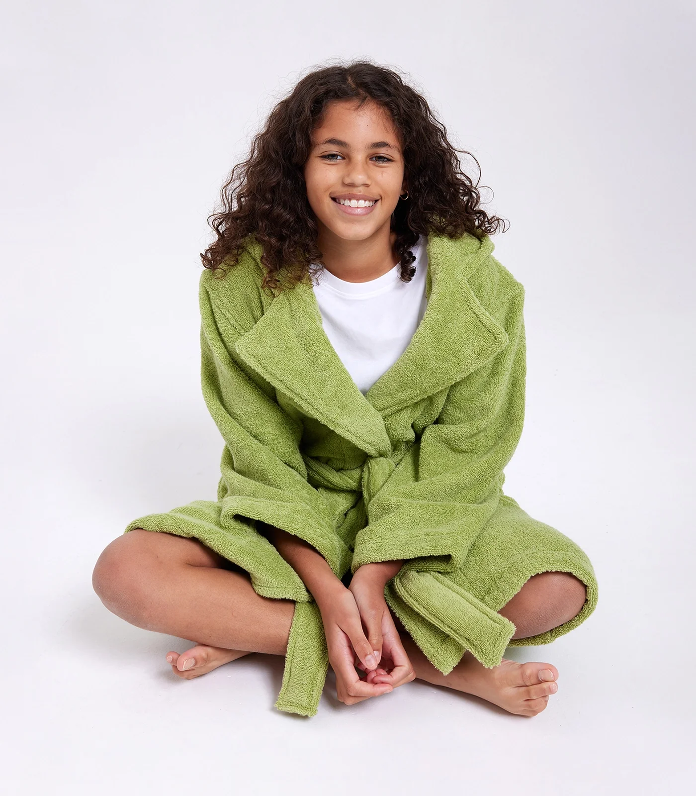 Kids Robe - Wasabi - Image 3