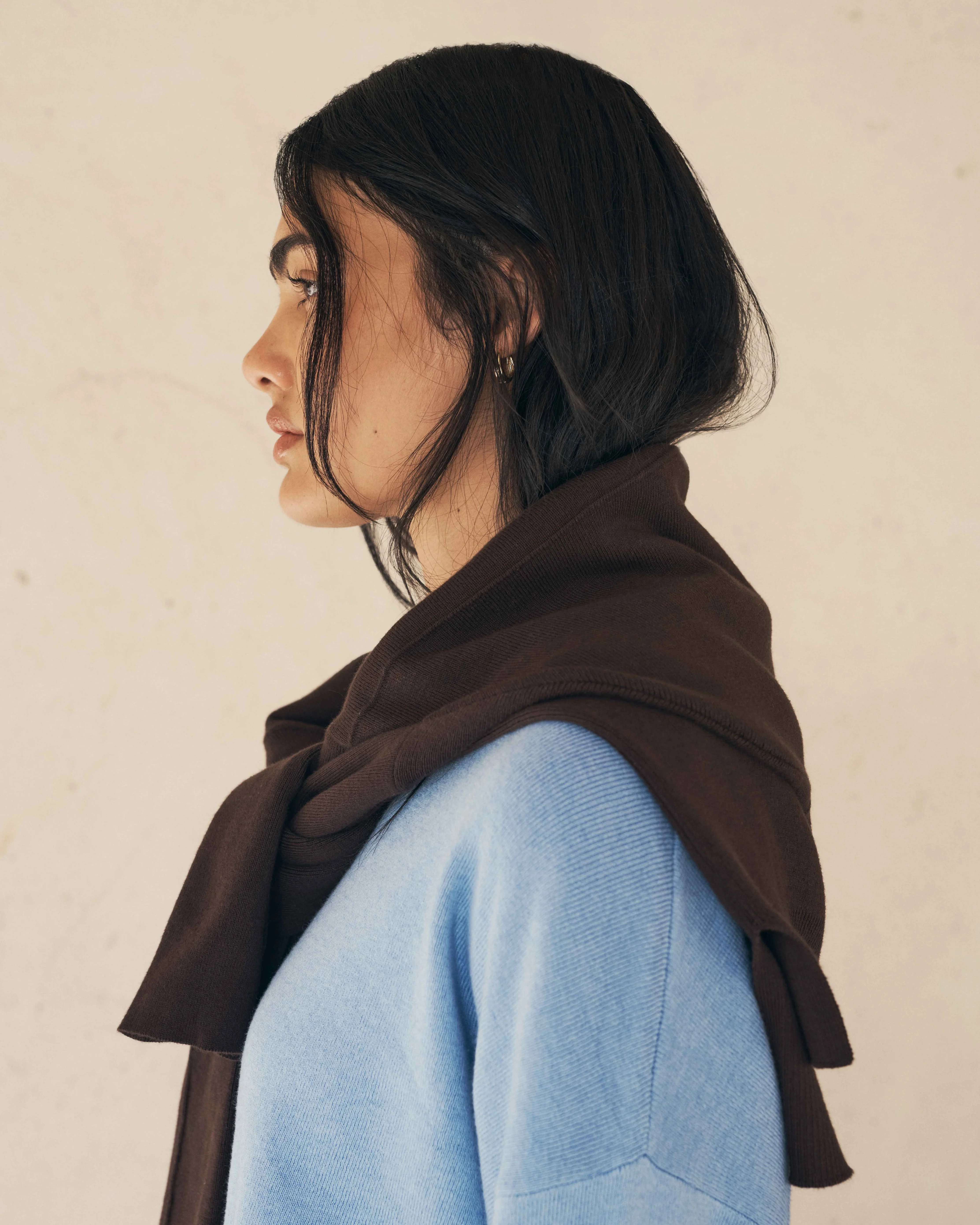 Cotton Cashmere Sweater - Frost - Image 8