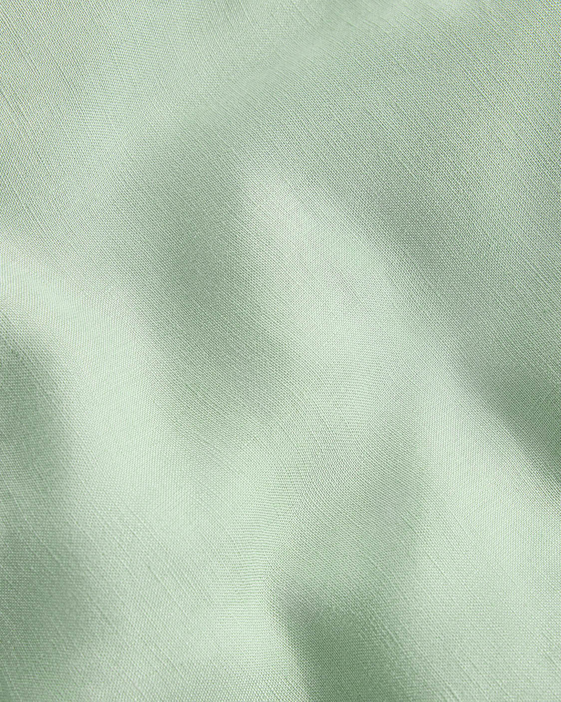 Linen Fitted Sheet - Spearmint - Image 4