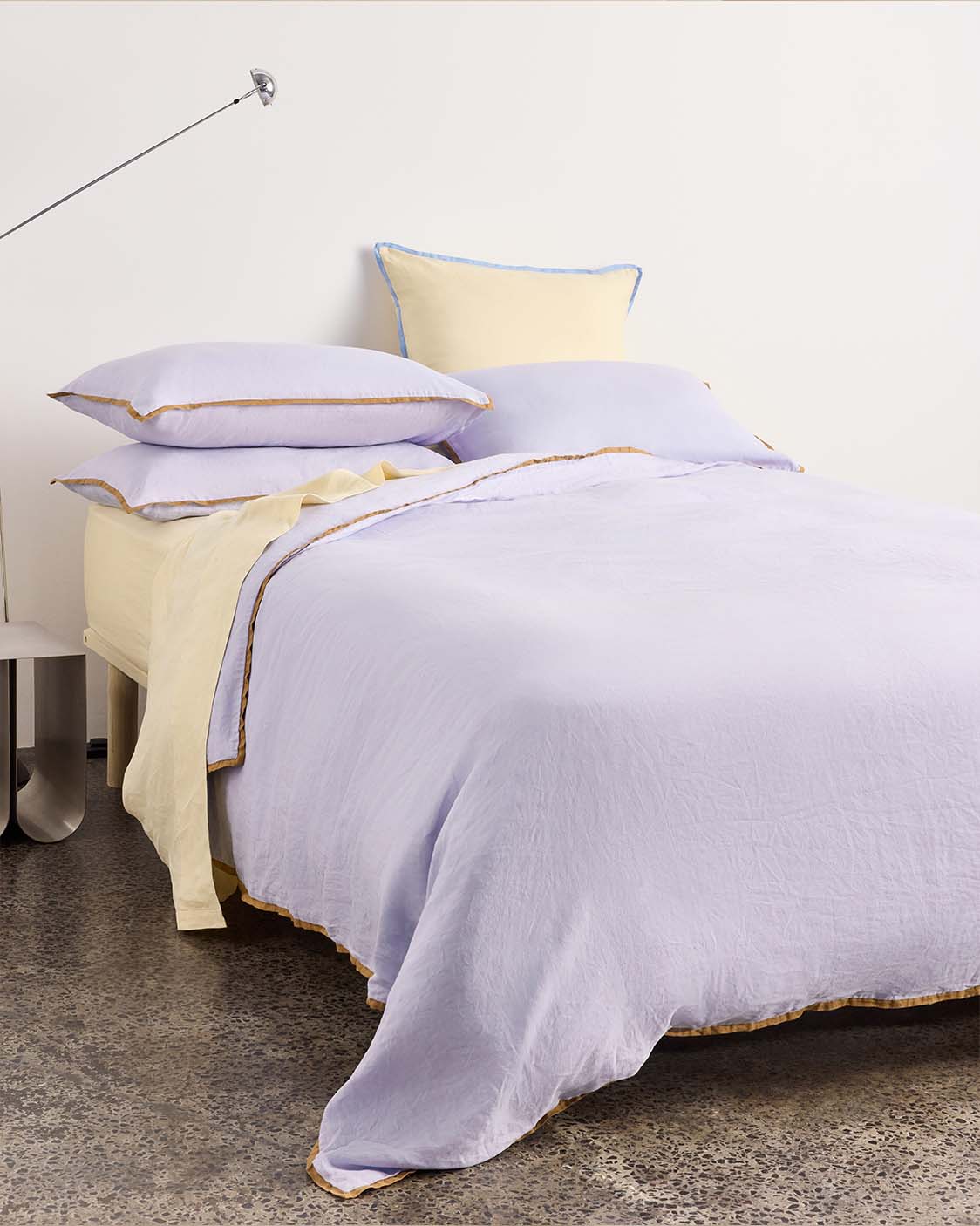 Linen Flat Sheet - Butter - Image 2