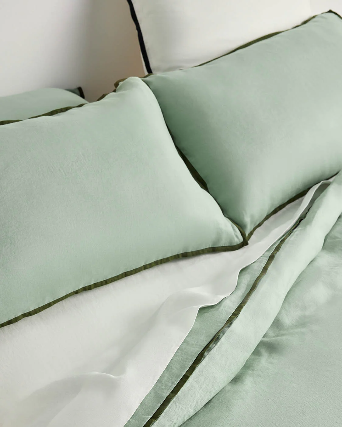 Linen Flat Sheet - Meringue - Image 2