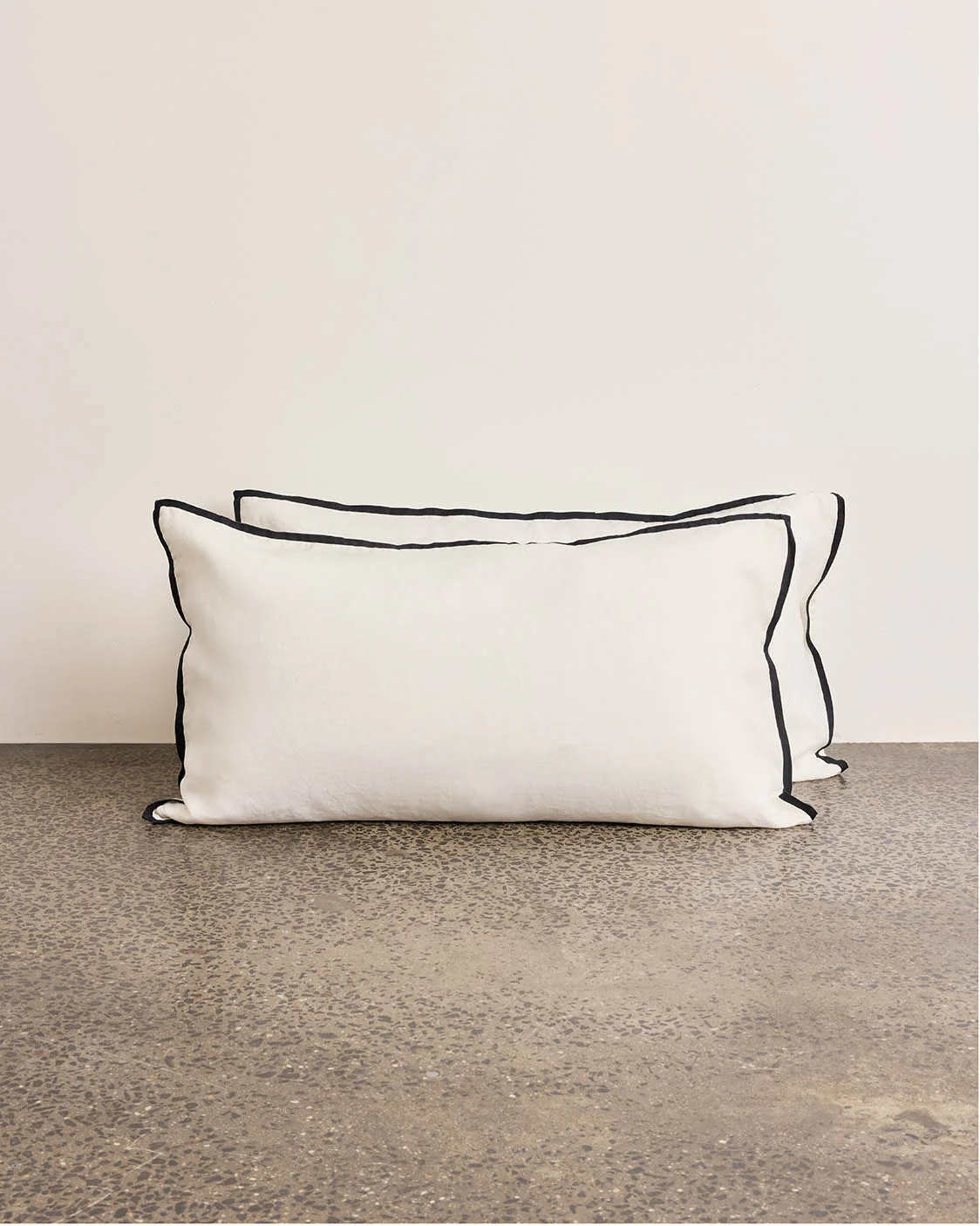 Linen Pillowcase Pair - Meringue - Image 5