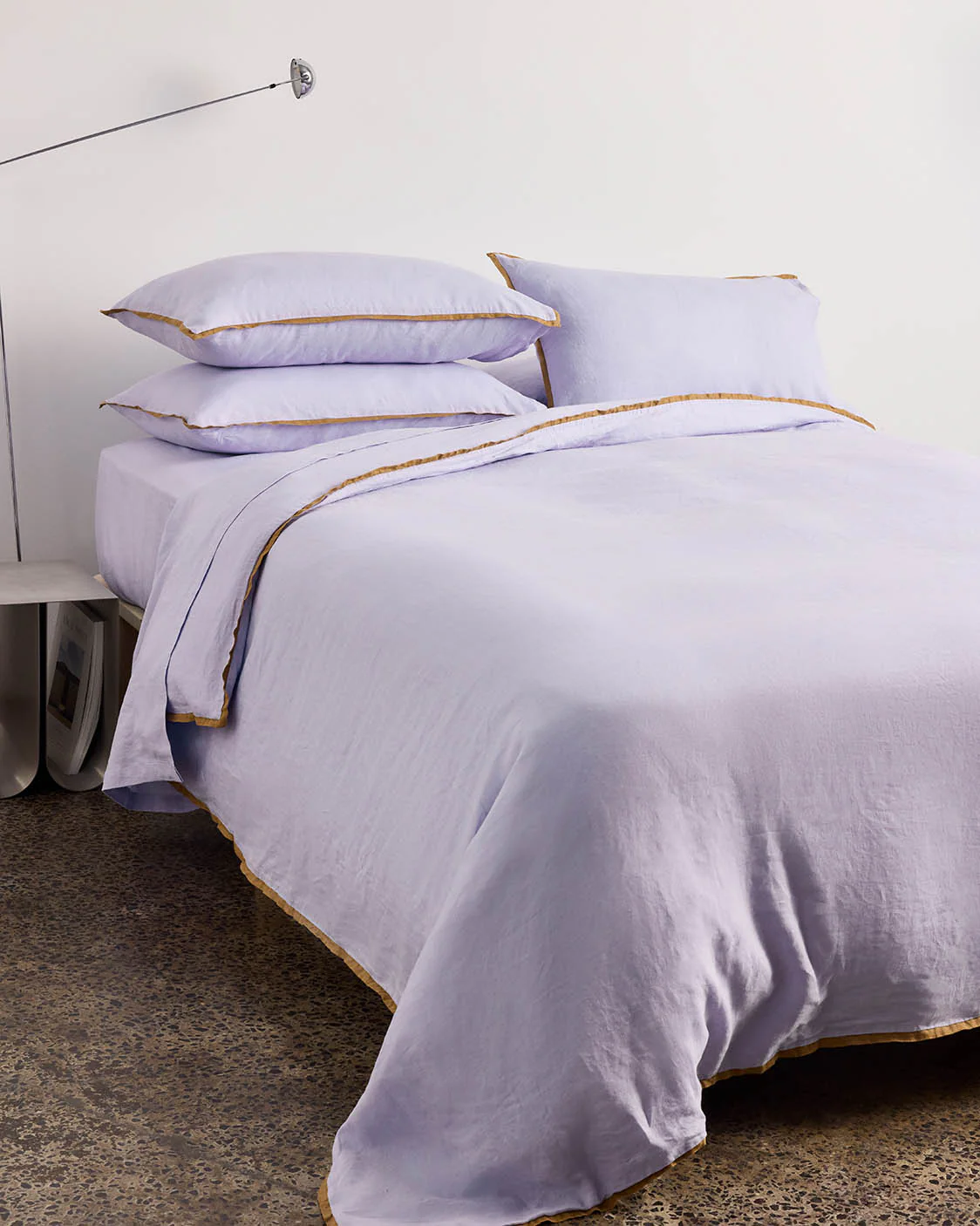 Linen Flat Sheet - Wisteria - Image 2