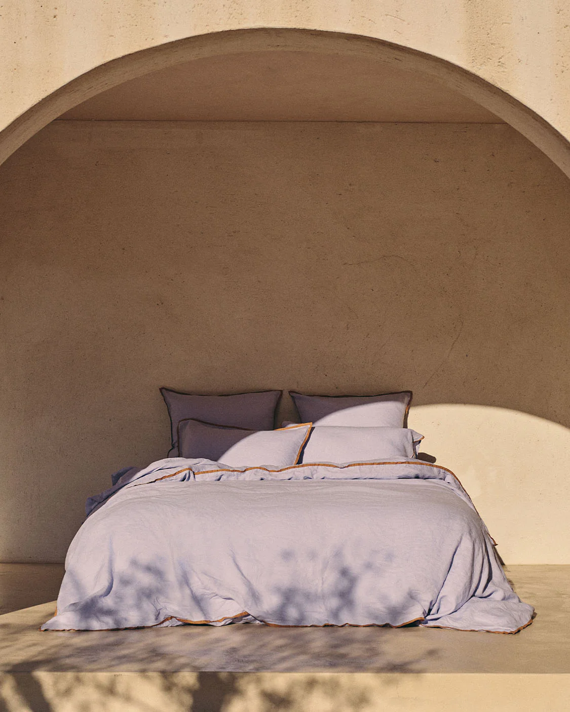 Linen Quilt Cover - Wisteria - Image 4