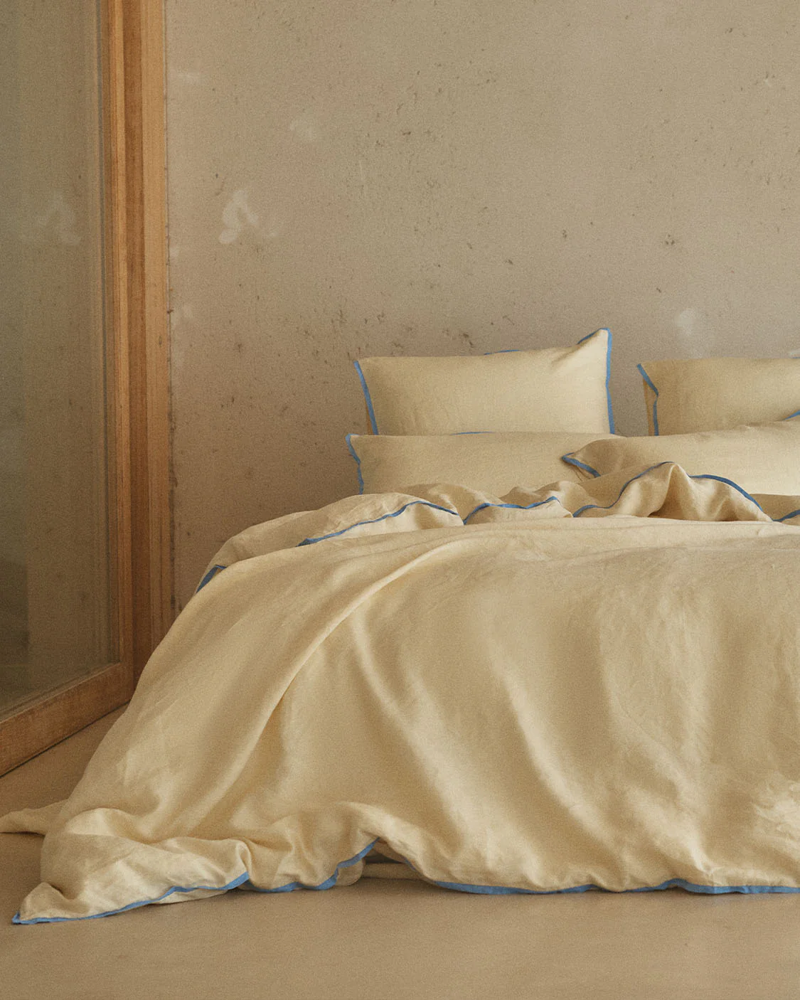 Linen Quilt Cover - Butter - Image 5