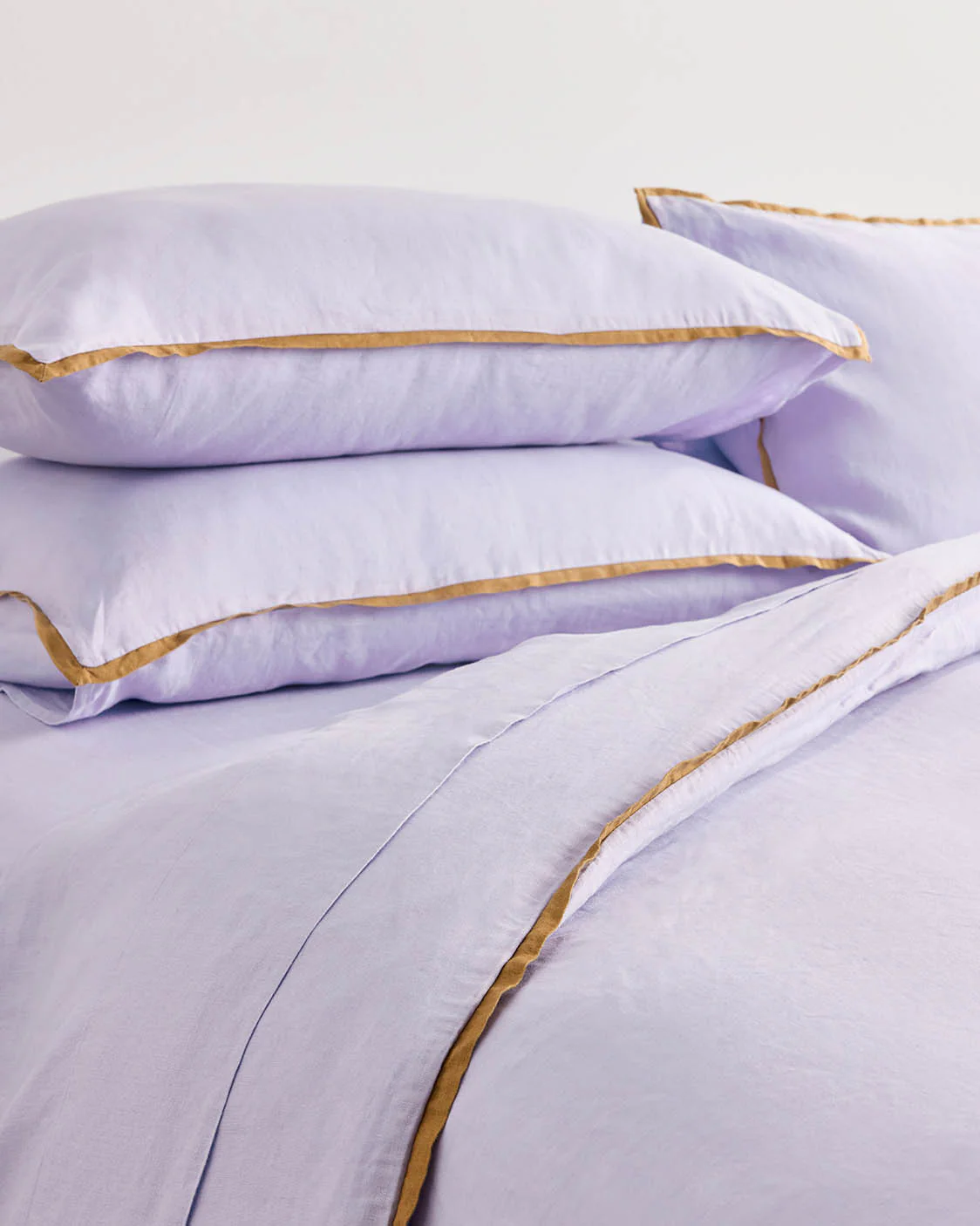Linen Quilt Cover - Wisteria - Image 3