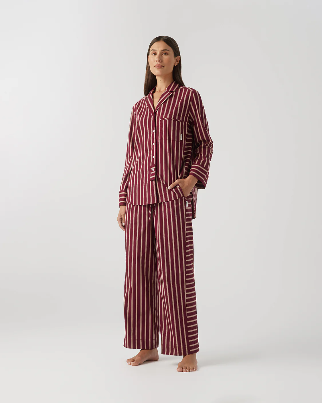 Long Sleeve Shirt - Wine - Image 3