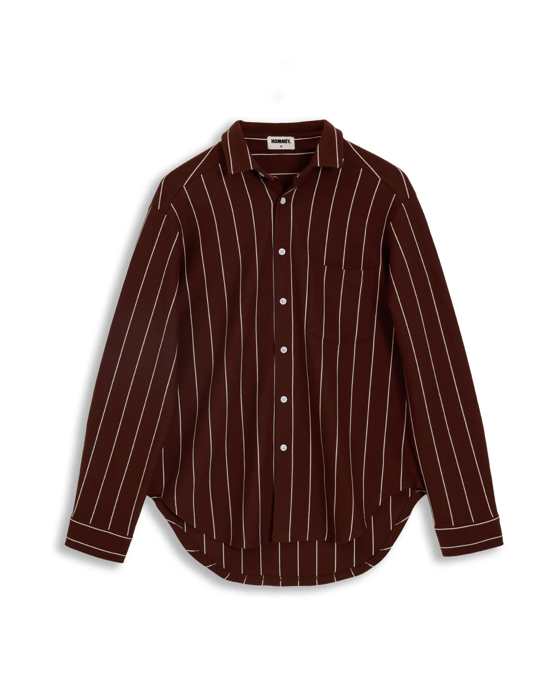 Long Sleeve Sleep Shirt - Mahogany - Image 3
