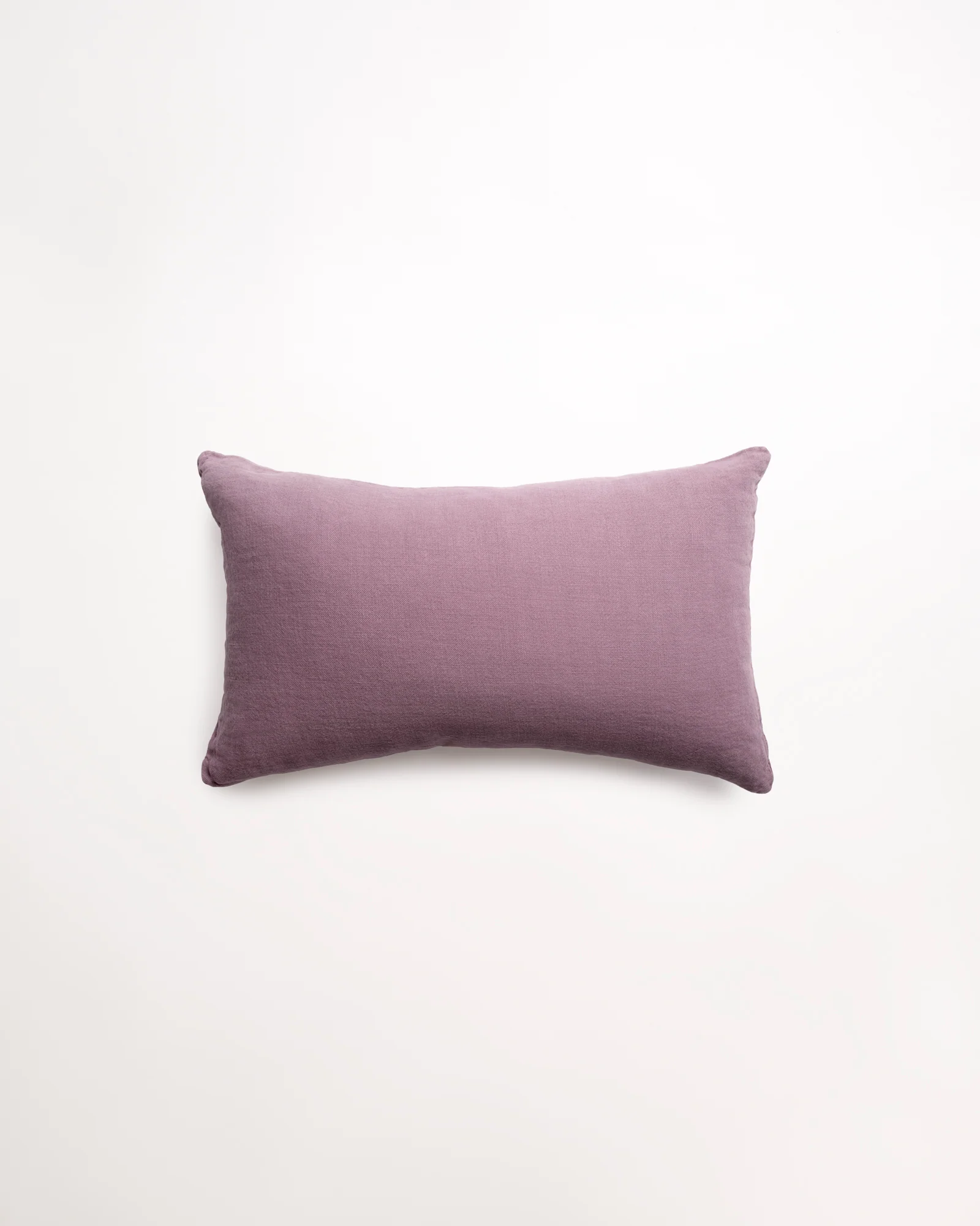 Lumbar Linen - Mauve Cushion