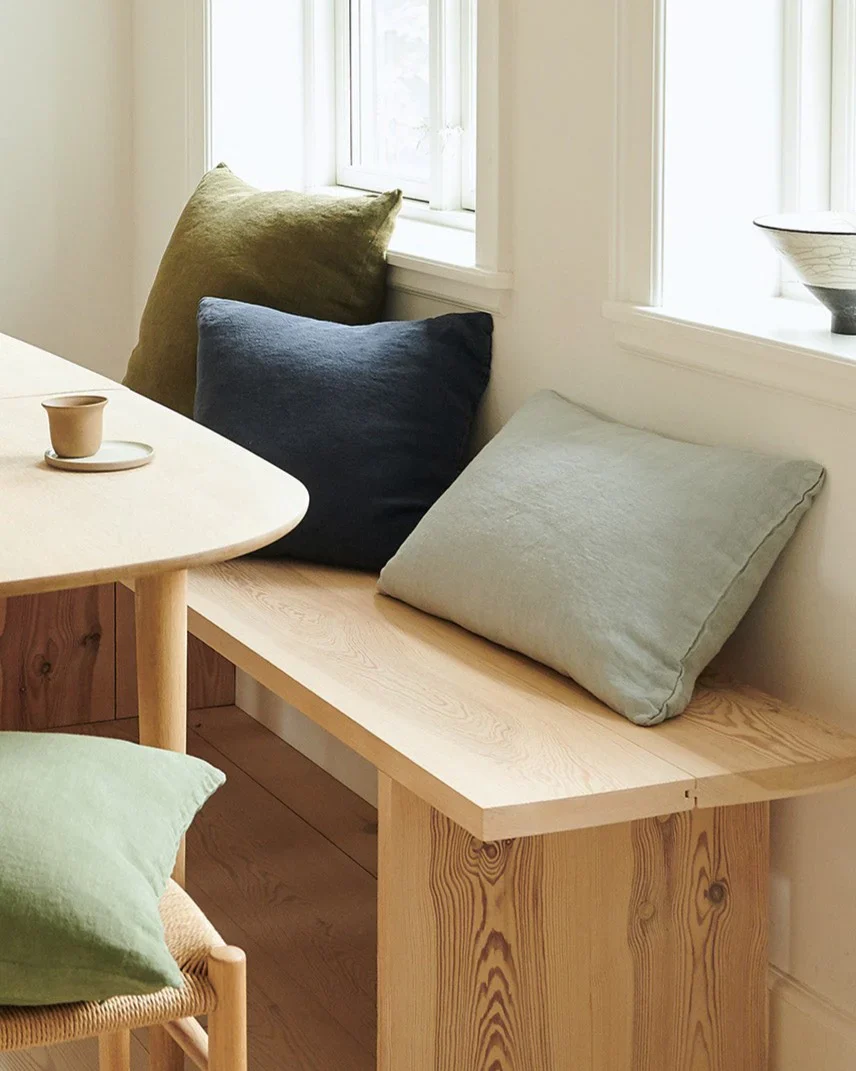 Lumbar Linen - Sky Cushion - Image 4