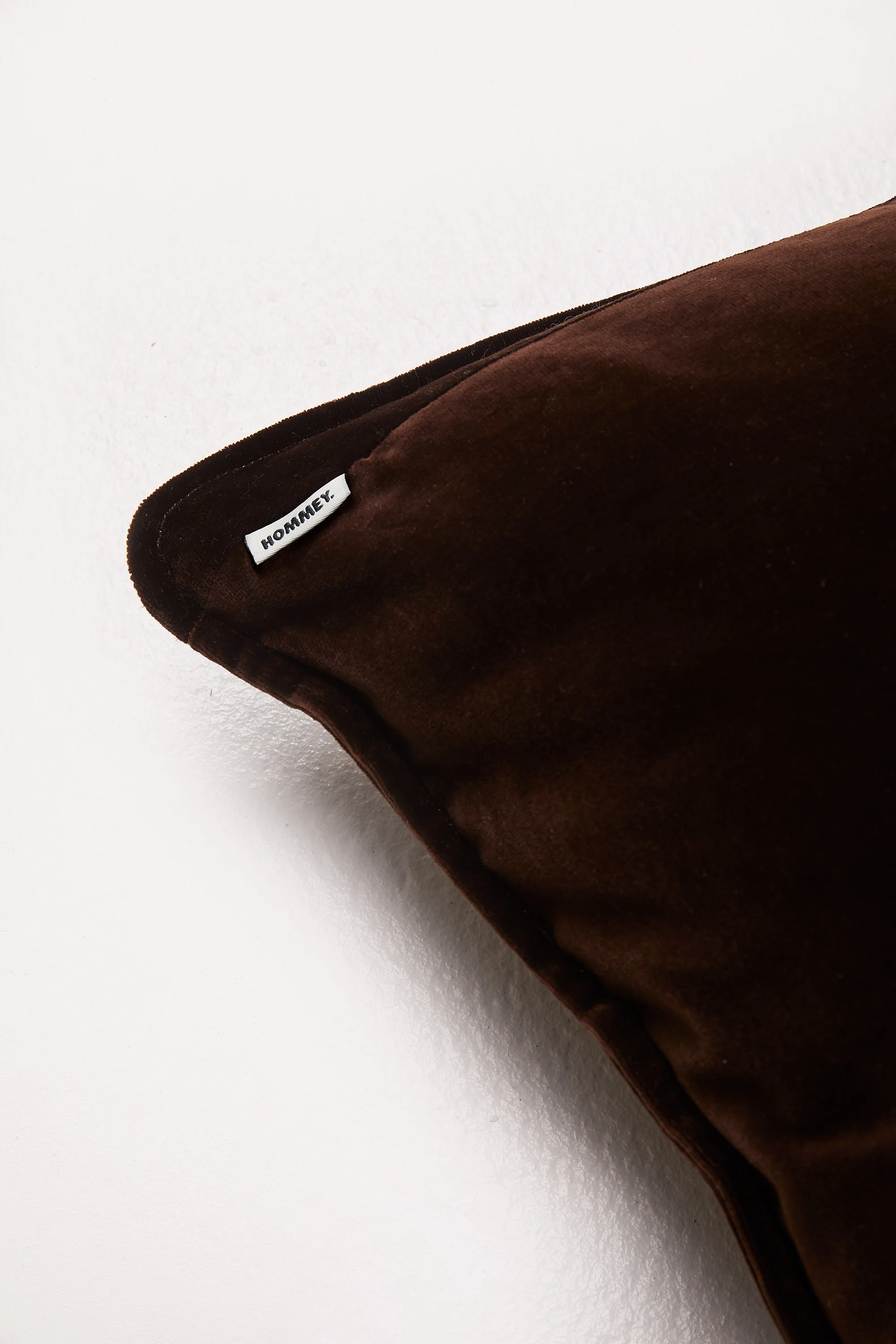 Lumbar Velvet - Chocolate Cushion - Image 3