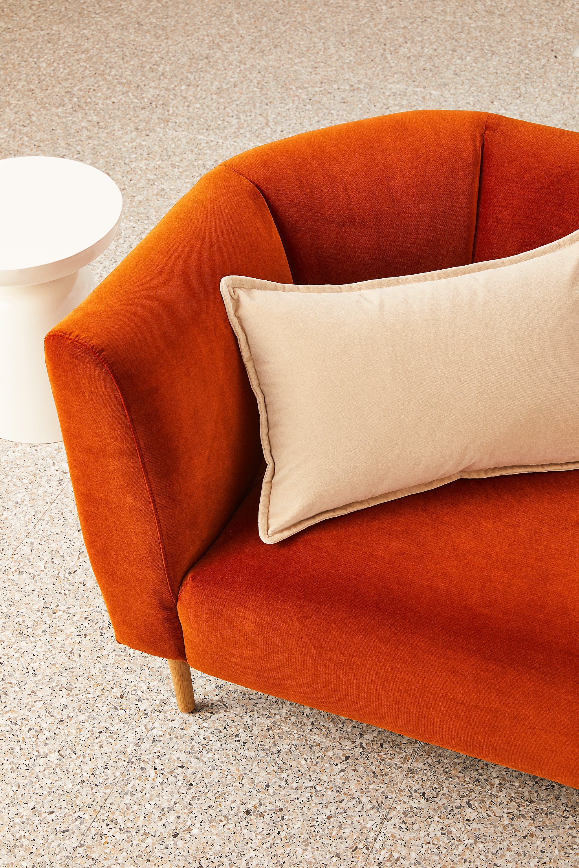Lumbar Velvet - French Fizz Cushion - Image 3