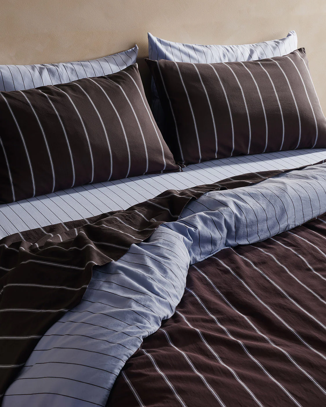 Quilt Cover - Chocolate / Mist - Image 4