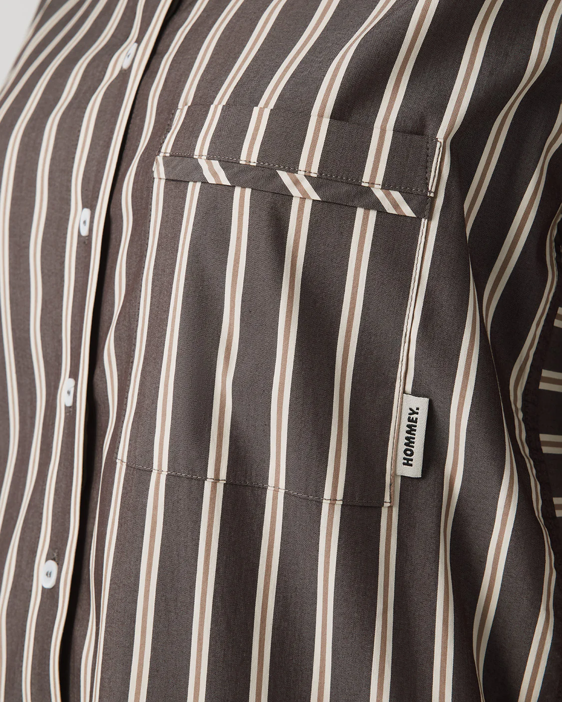 Short Sleeve Shirt - Chocolate - Image 4