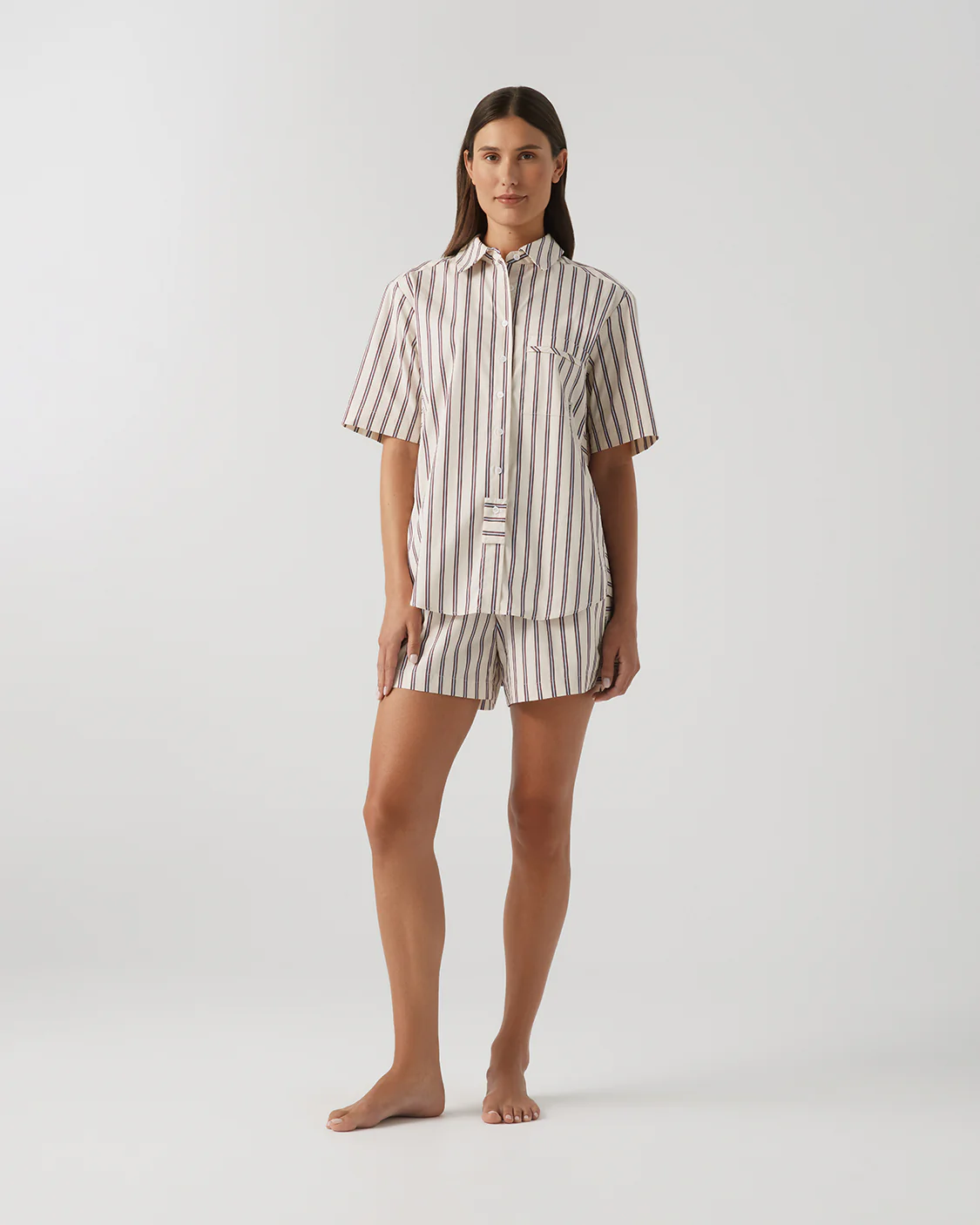 Short Sleeve Shirt - Cream - Image 3