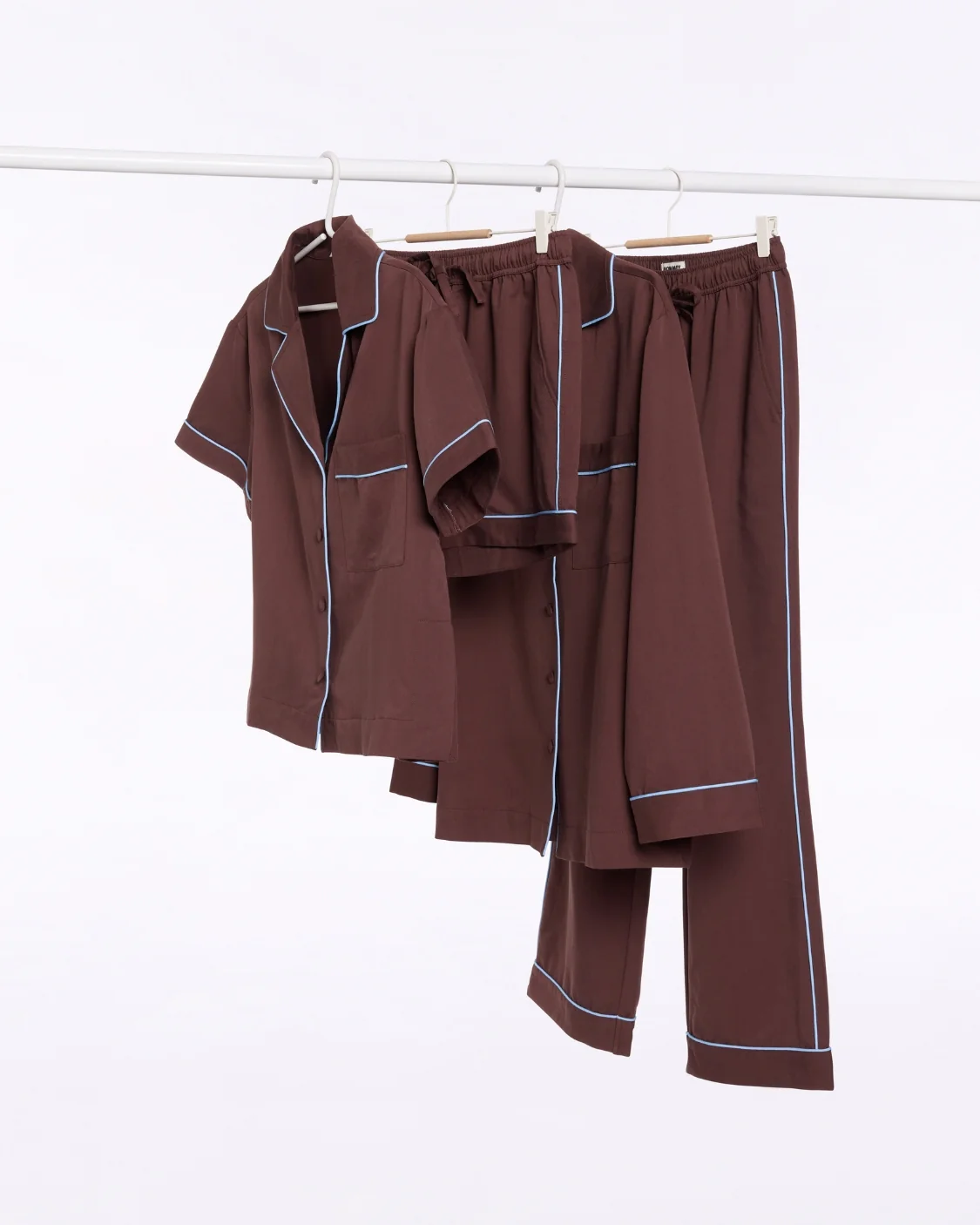Short Sleeve Sleep Shirt - Iced Chocolate - Image 7