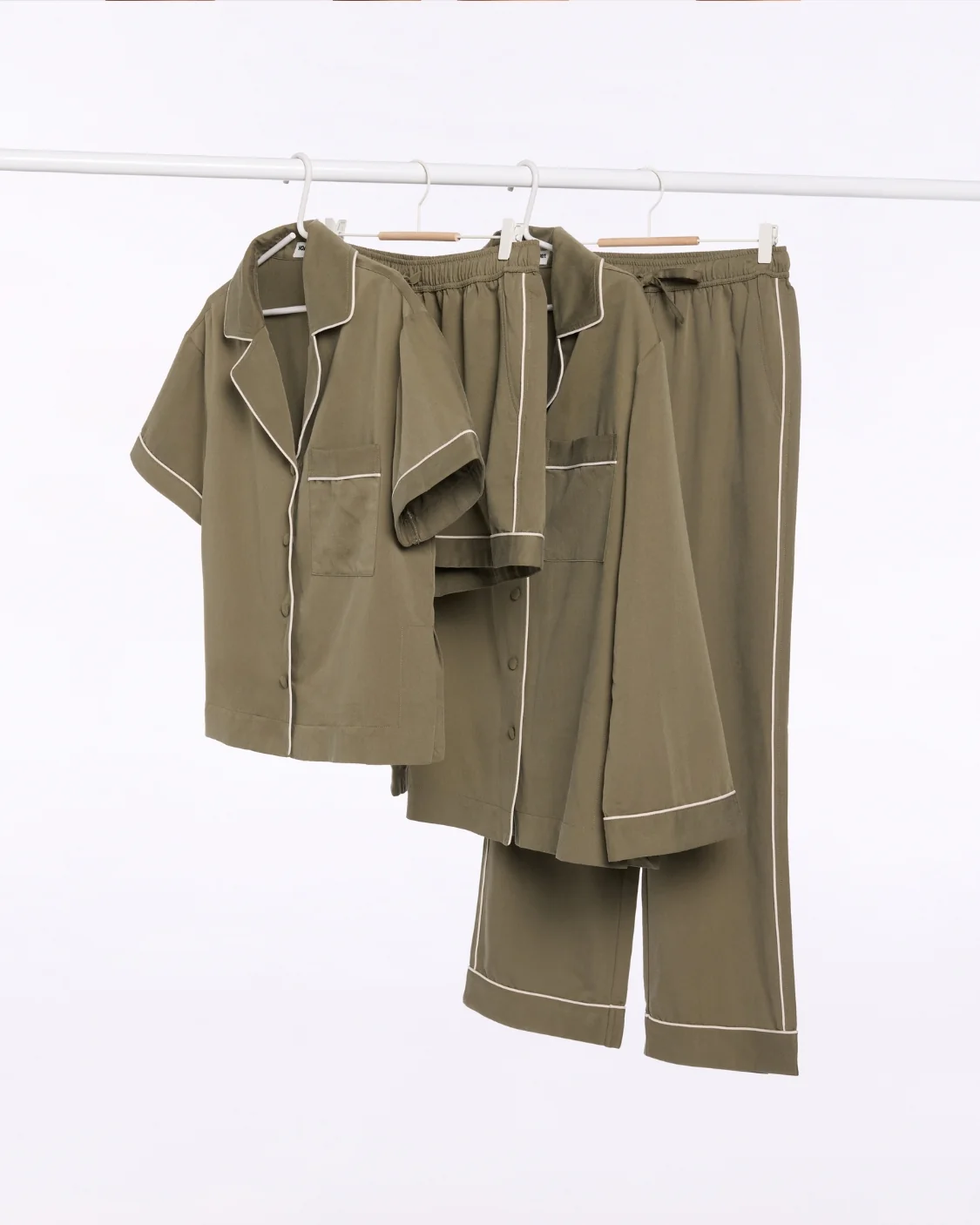 Short Sleeve Sleep Shirt - Matcha - Image 7