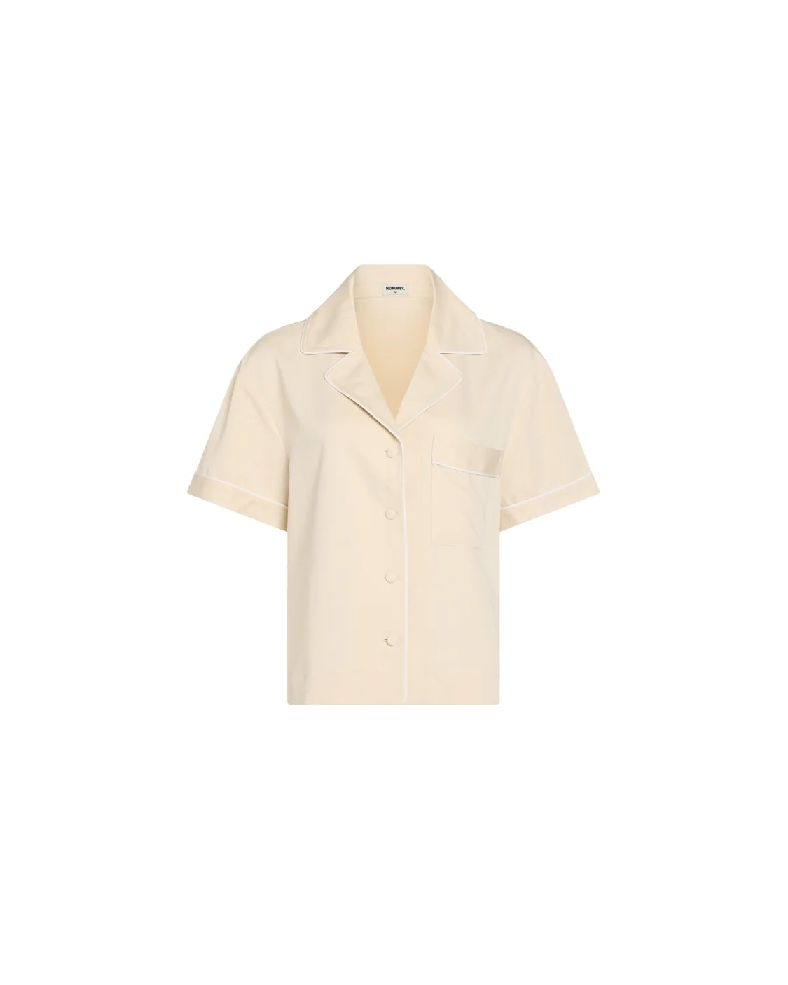 Short Sleeve Sleep Shirt - Milkshake - Image 3