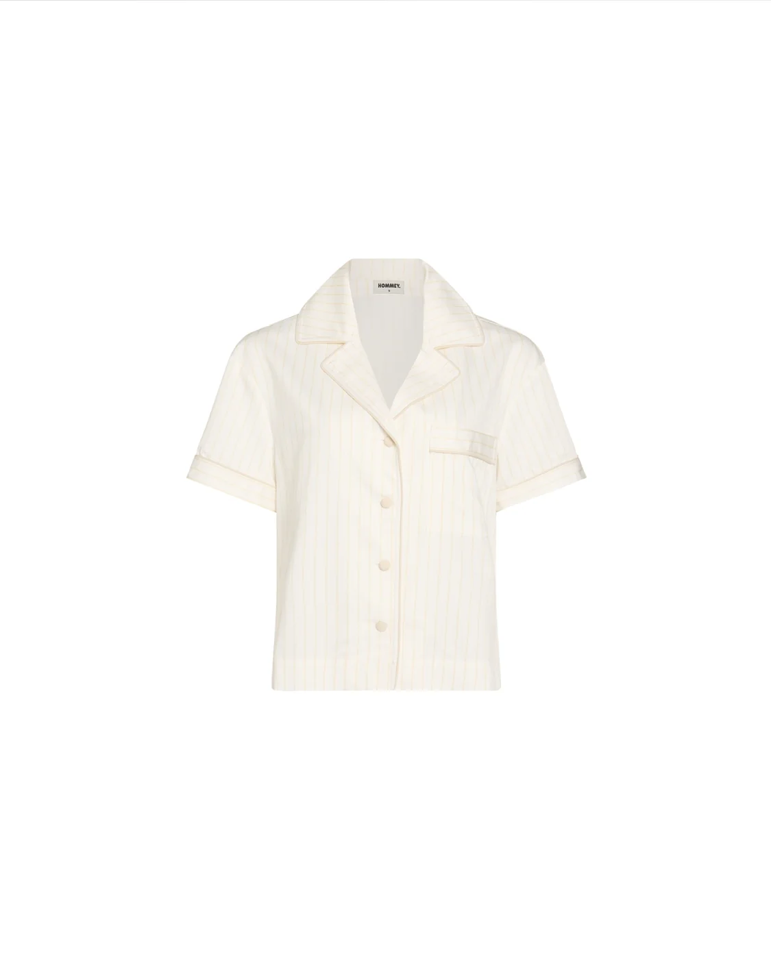 Short Sleeve Sleep Shirt - Milkshake Stripes - Image 3