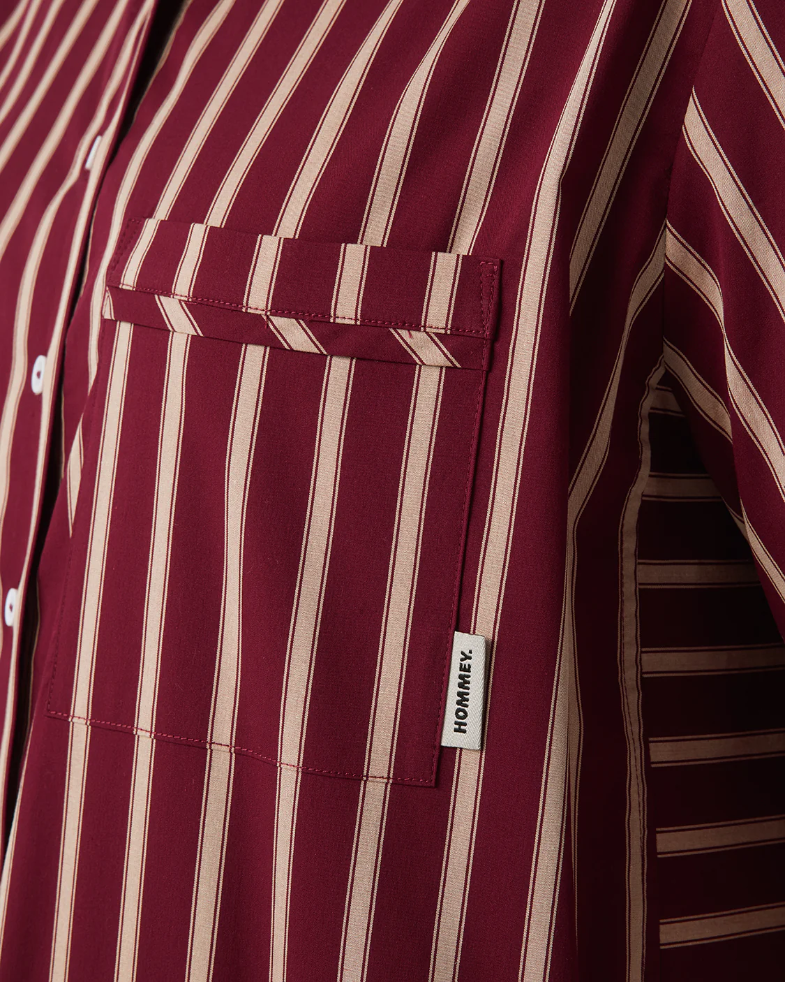 Short Sleeve Shirt - Wine - Image 3