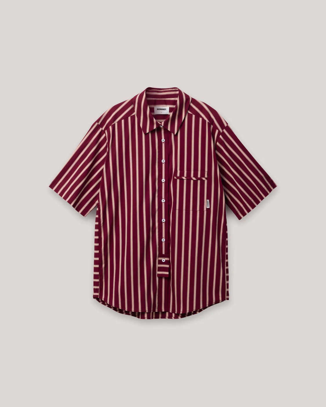 Short Sleeve Shirt - Wine - Image 5