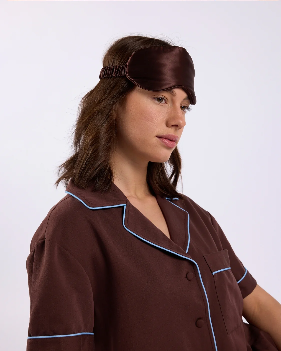 Silk Eyemask - Cocoa - Image 3