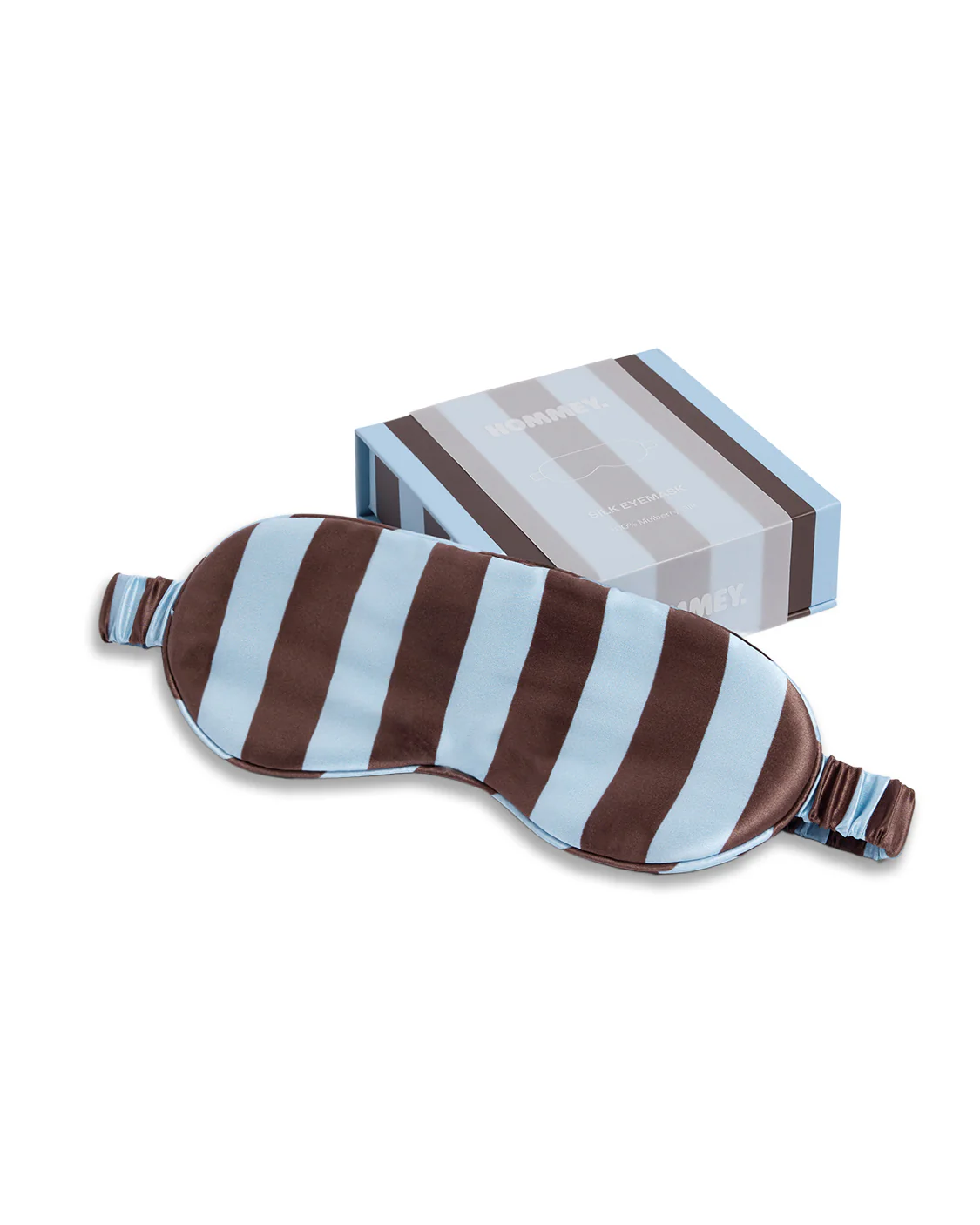 Silk Eyemask - Iced Chocolate Stripes - Image 5