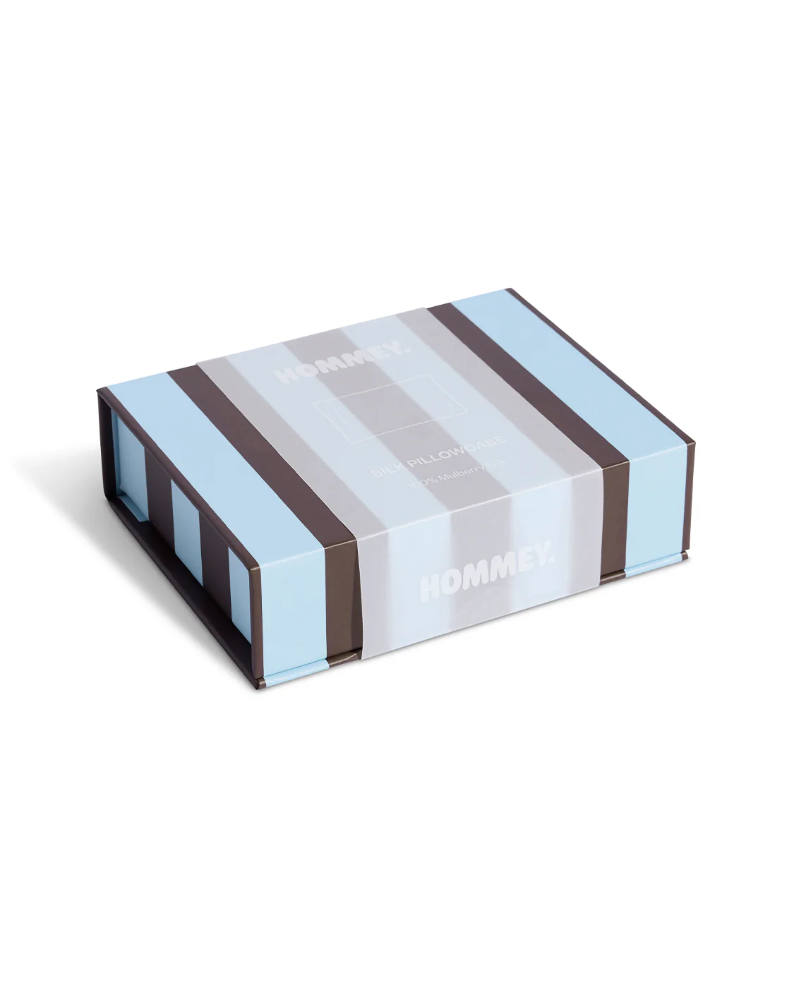 Silk Pillowcase - Iced Chocolate Stripes - Image 6