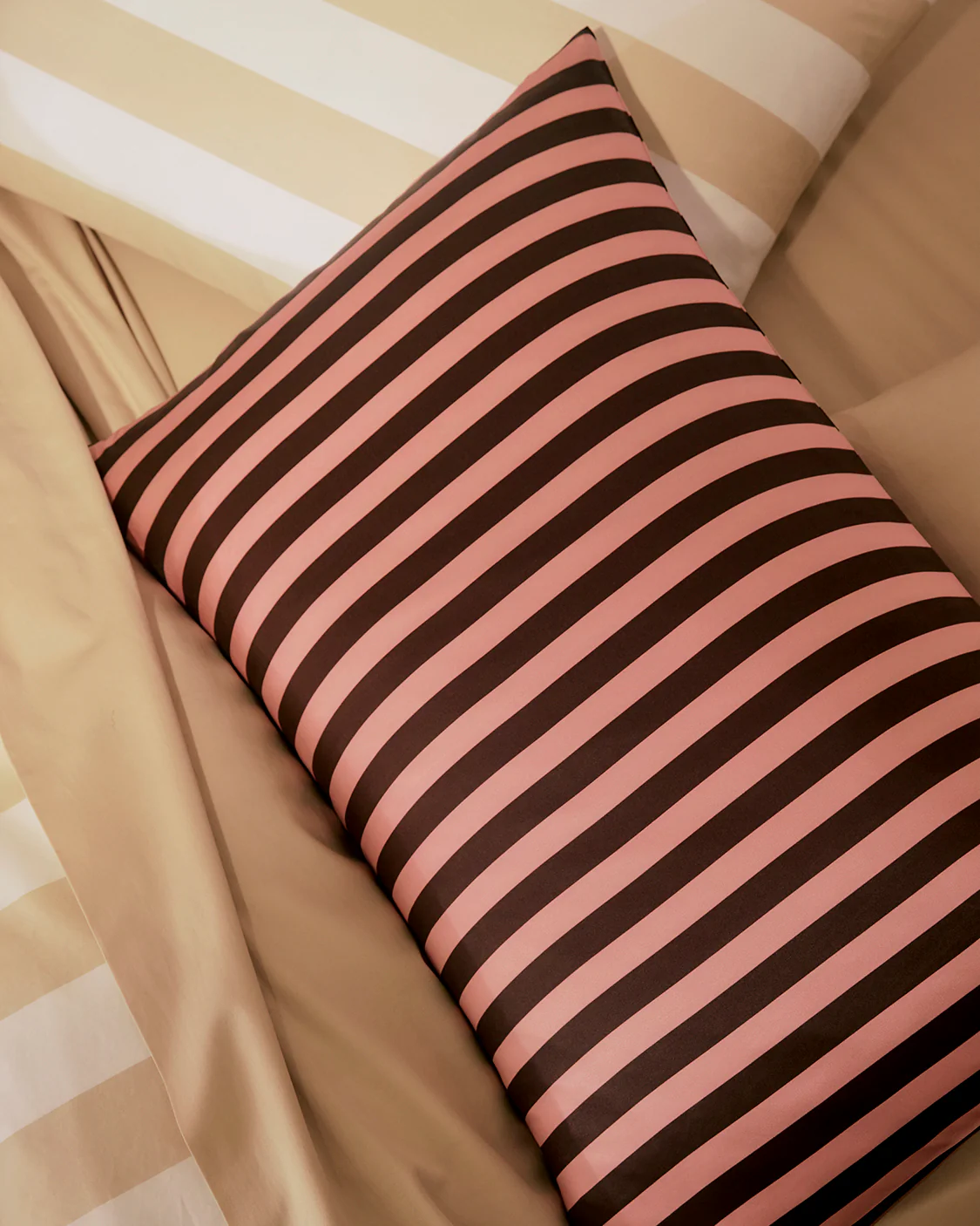 Silk Pillowcase - Rocky Road Stripes - Image 4